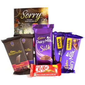 Chocolates With Sorry Ca...