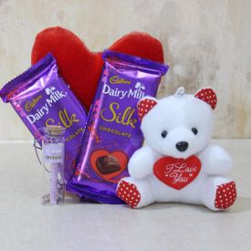 Teddy And Cadbury Silk